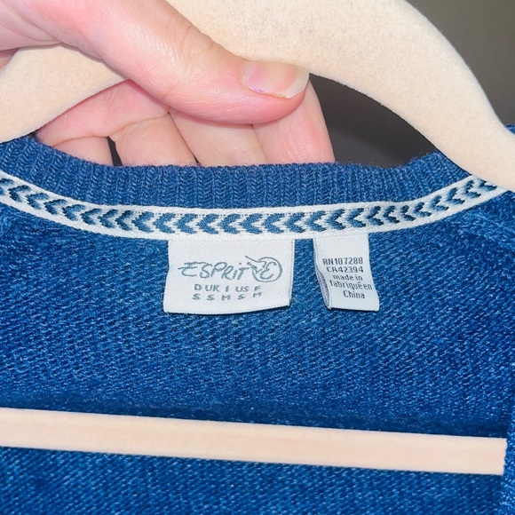 Vintage Esprit navy cardigan - Picture 5 of 9